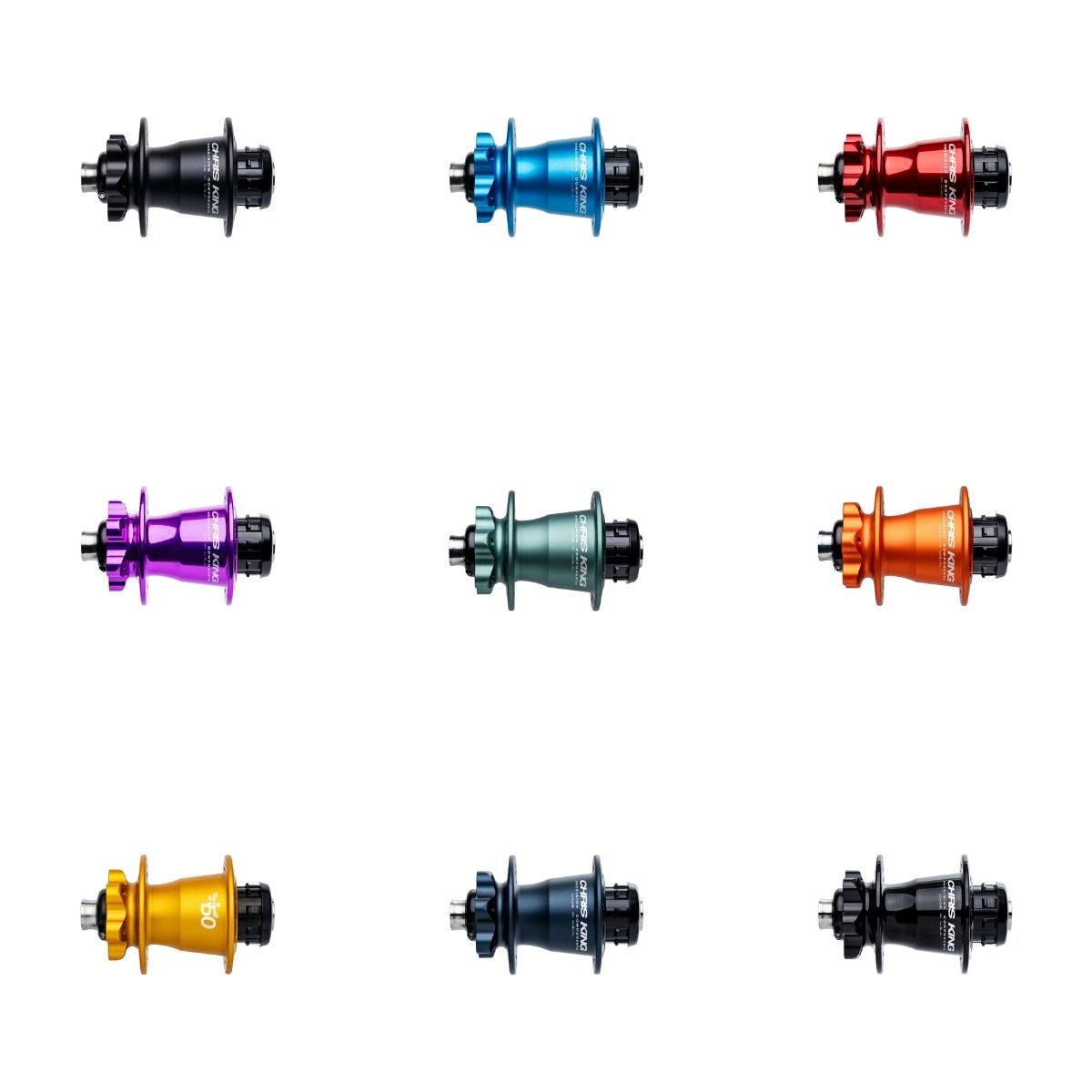CHRIS KING - BMX HUBS - BLACK