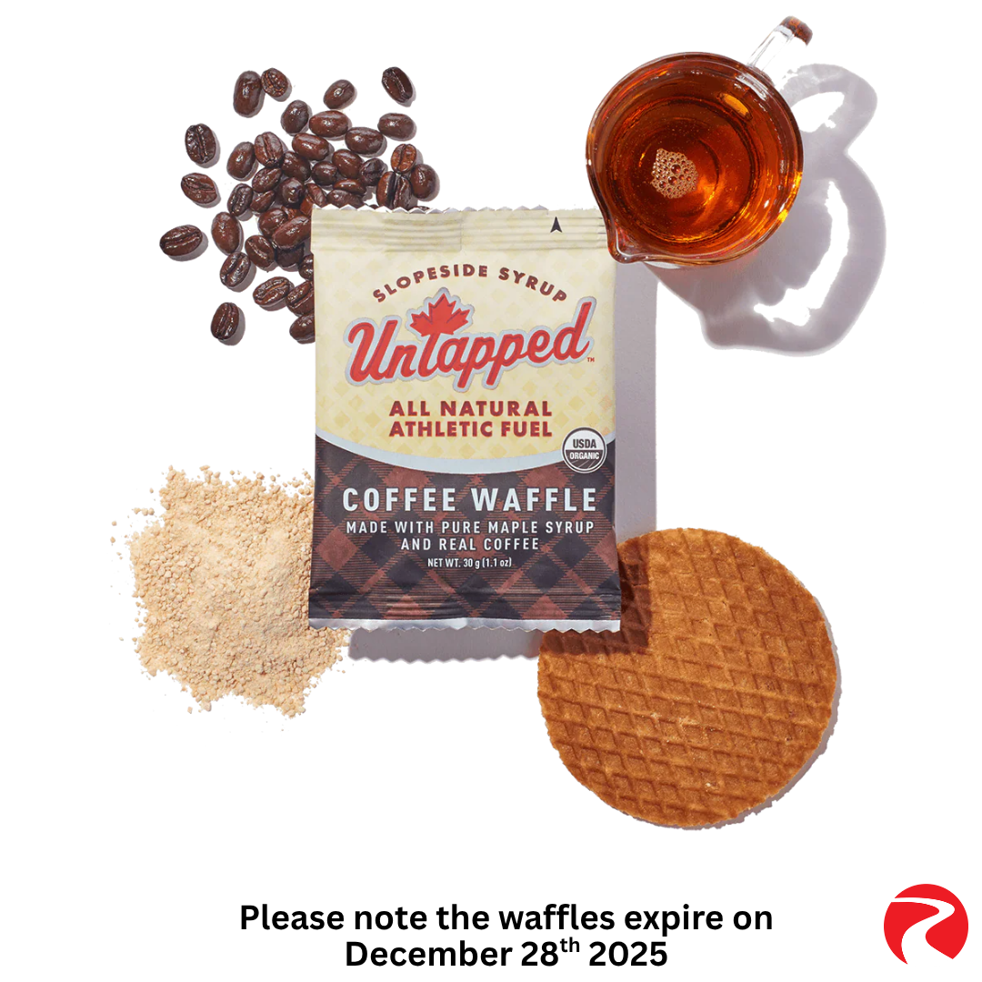 UnTapped Coffee Waffle Box of 16 x 30g Please note the waffles expire on December 28th 2025