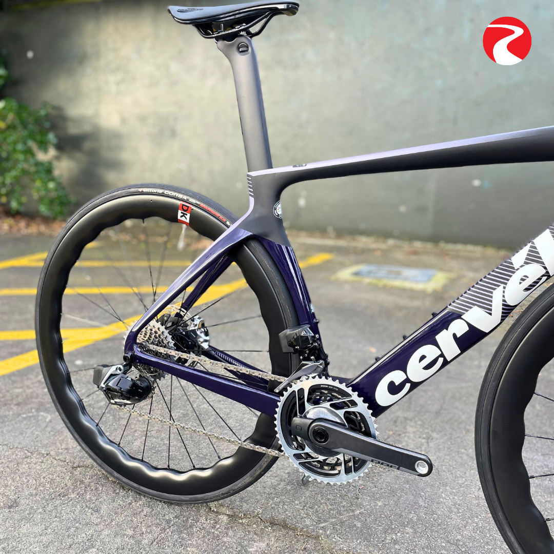 Cervelo S5 Red Etap AXS Road Bike - Dark/Light Purple