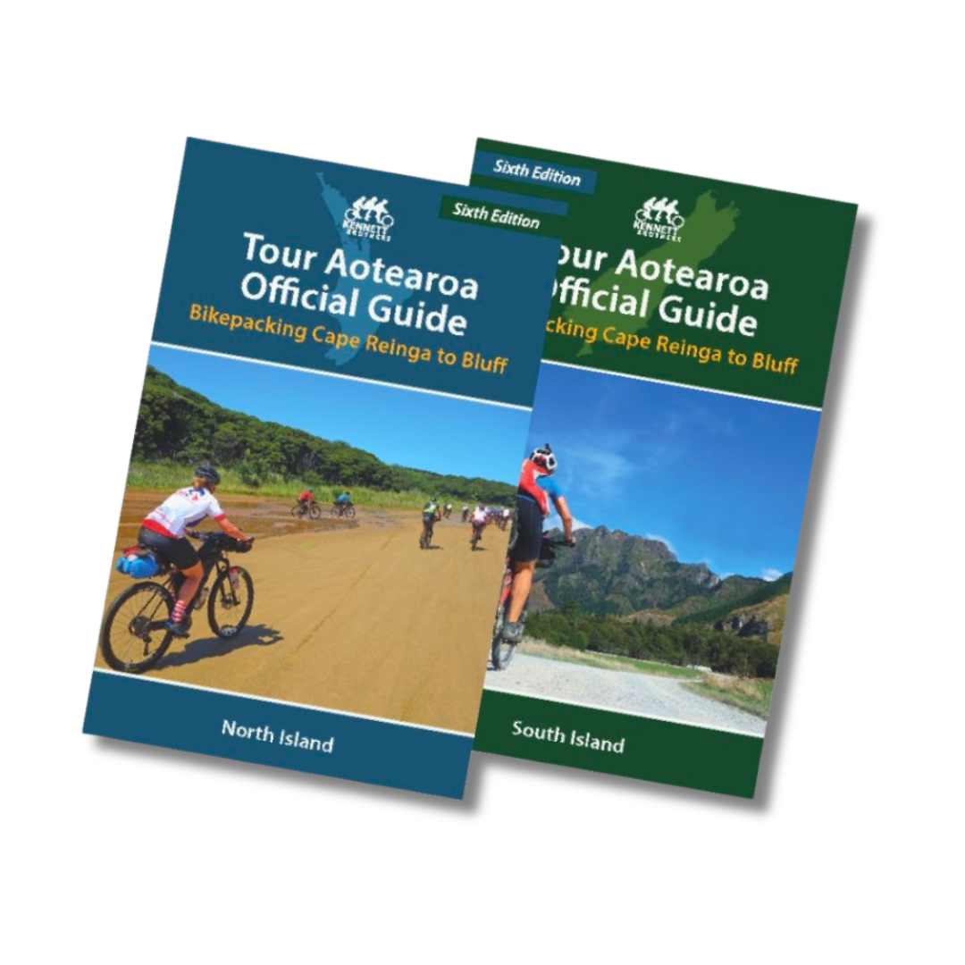 Tour Aotearoa Official Guide, 6th Edition. Small staple bound twin pack