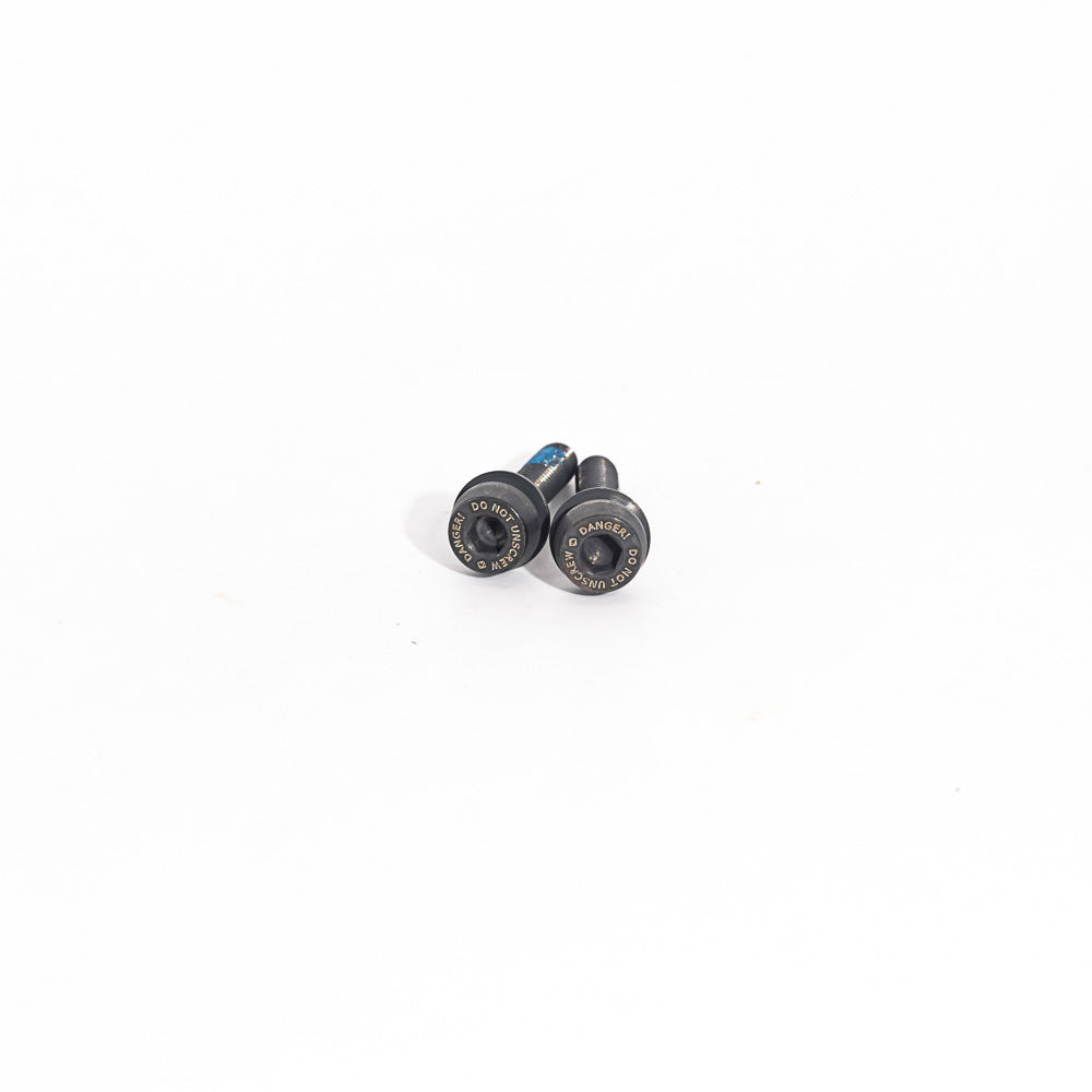 Campagnolo Disc Brake Caliper Flatmount Mounting Bolts 19mm, 10mm - 14mm Rear Thickness Black - 2 Pack