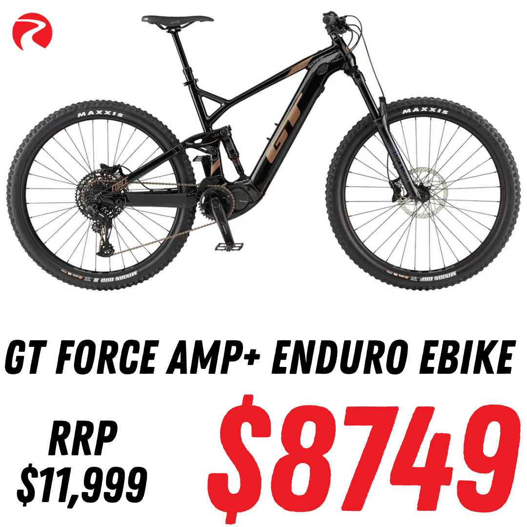 GT Force AMP+ Enduro Ebike Black