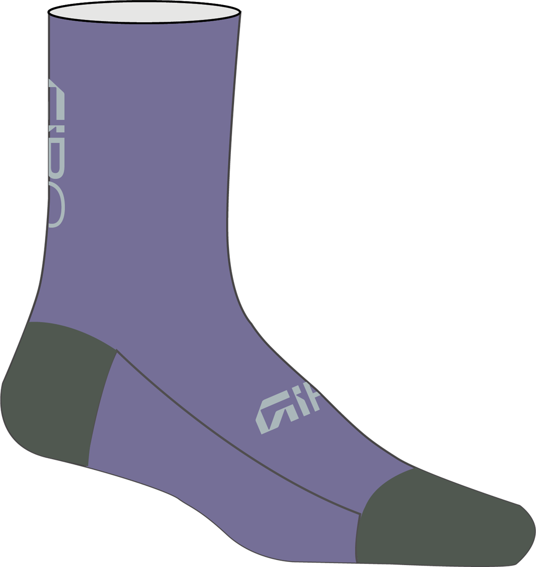 Giro Winter Merino Sock - Black/Grey