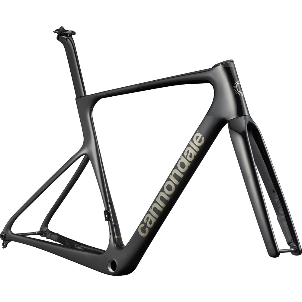 Cannondale SuperSix EVO Hi-MOD Gen 5 Frameset Jet Black W/ Raw Carbon and Smoked Chrome