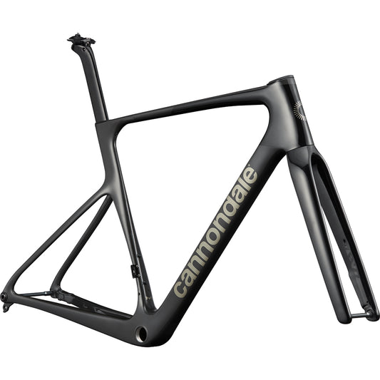Cannondale SuperSix EVO Hi-MOD Gen 5 Frameset Jet Black W/ Raw Carbon and Smoked Chrome