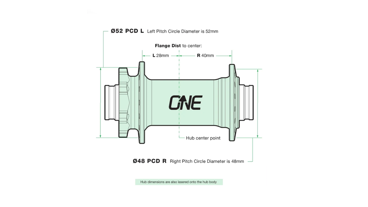 OneUp 110 x 20 Front Hub 32H
