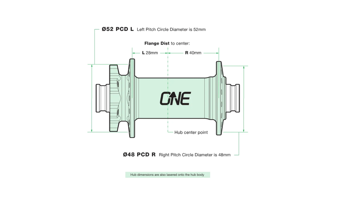 OneUp Front Hub 28H