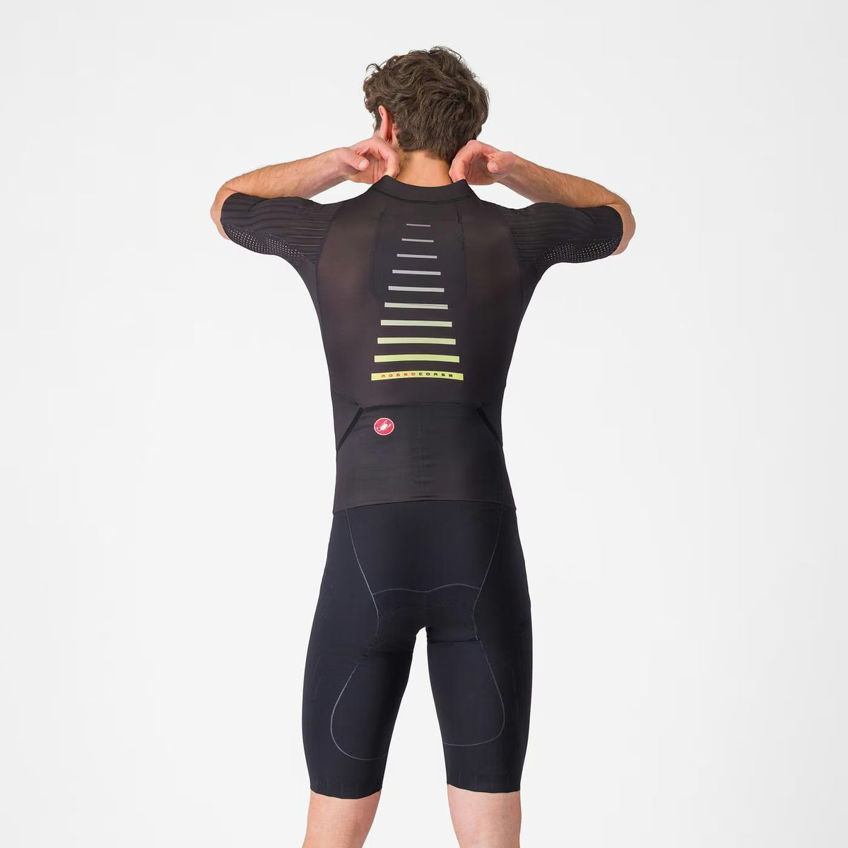 Castelli Free Sanremo 3 Tri Suit Short Sleeve Men's Black