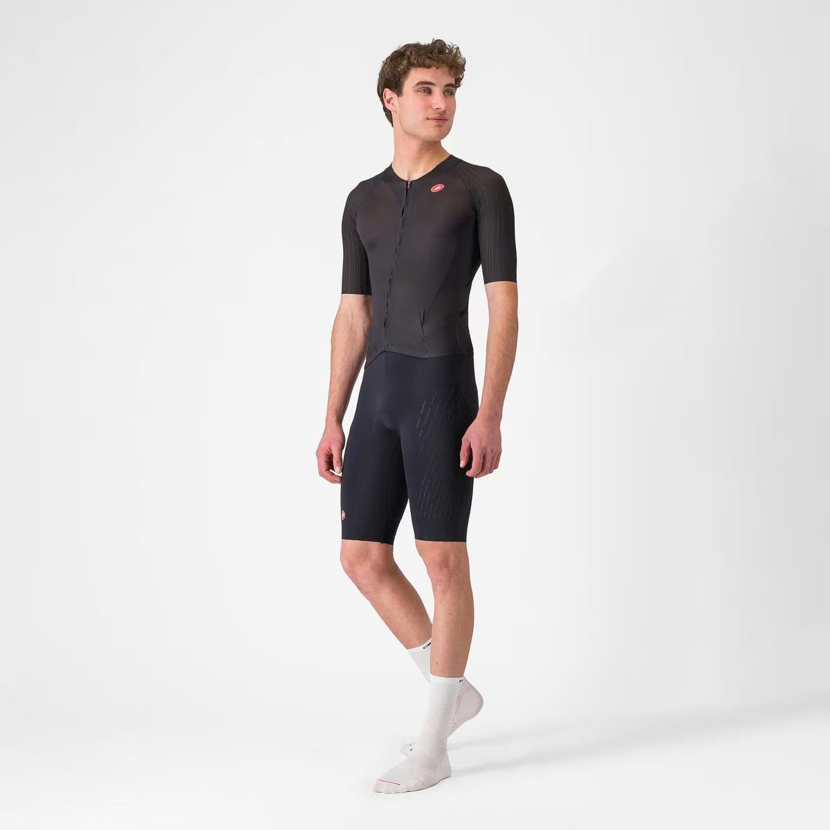 Castelli Free Sanremo 3 Tri Suit Short Sleeve Men's Black