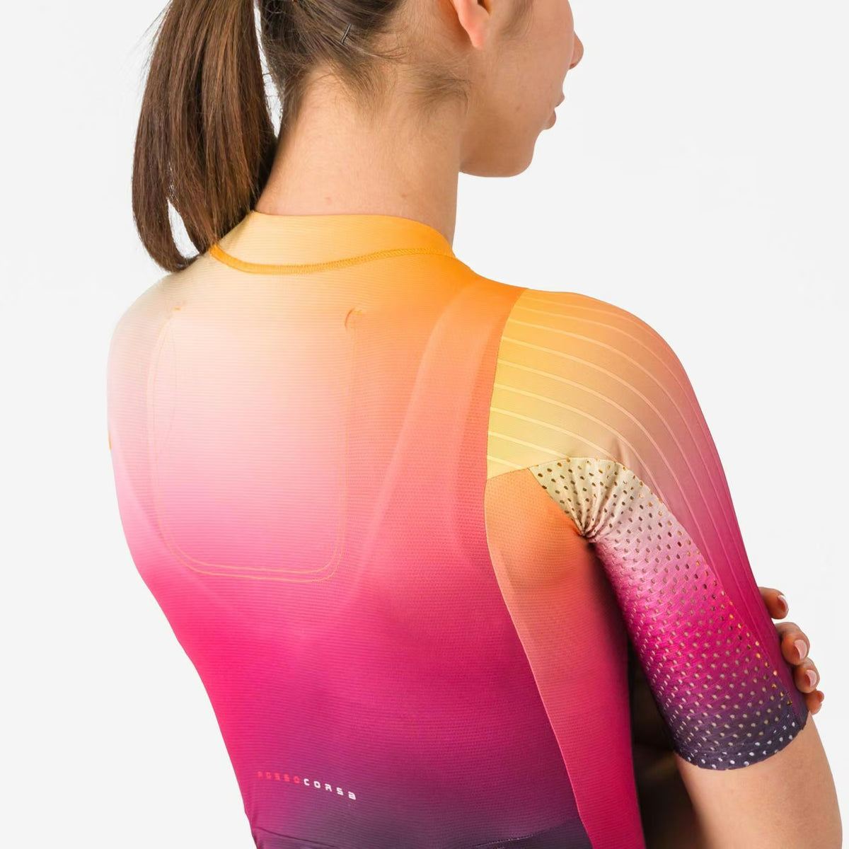 Castelli Free Sanremo 3 Tri Suit Short Sleeve Women's Vivid Orange