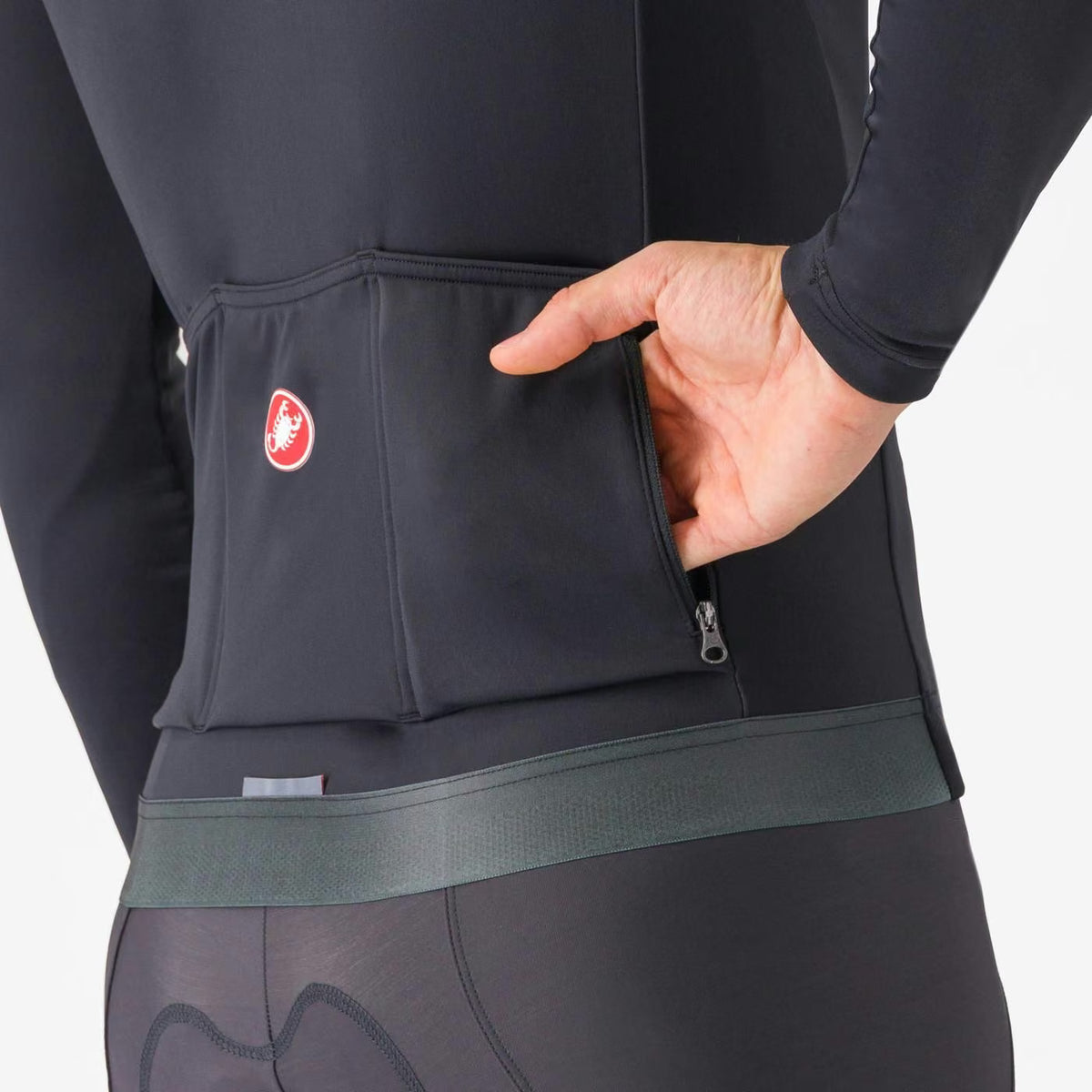 Castelli Espresso Thermal Jersey Men's Deep Bordeaux