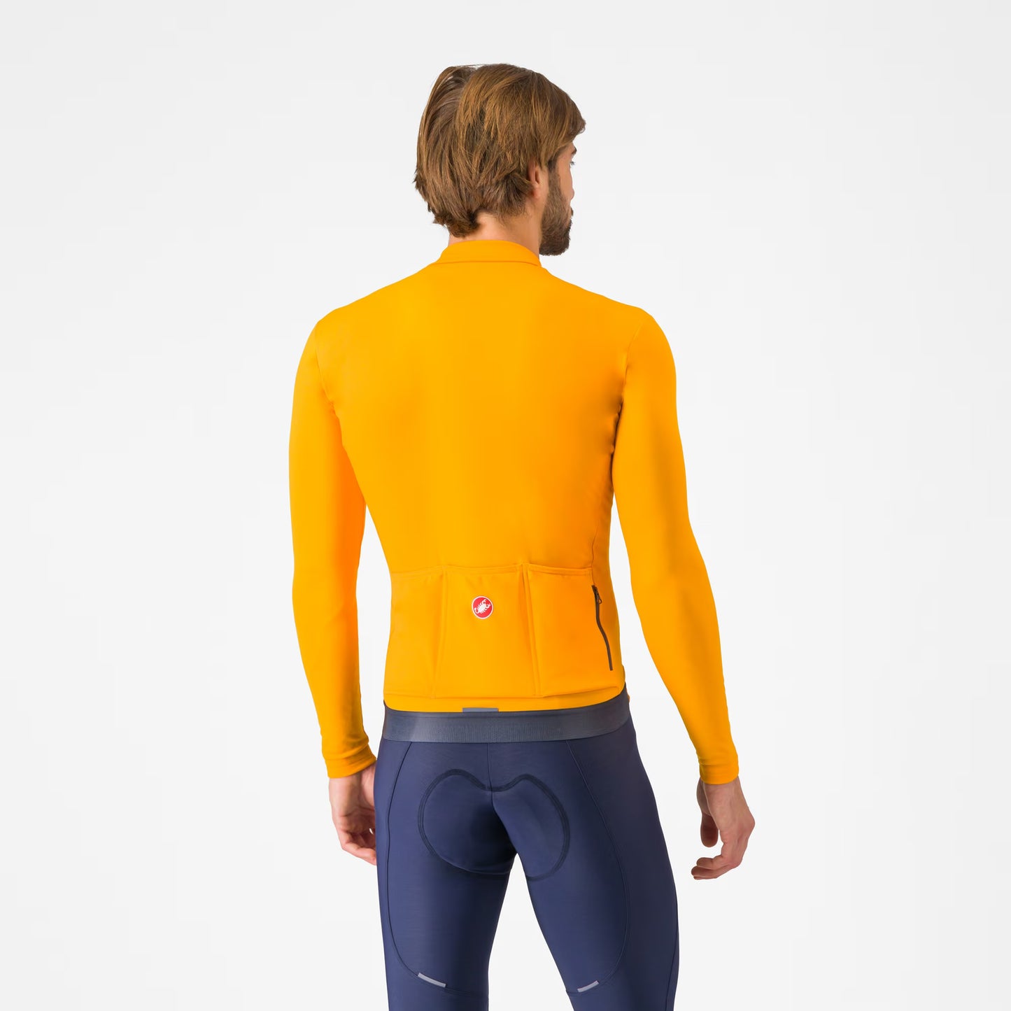 Castelli Espresso Thermal Jersey Men's Deep Bordeaux