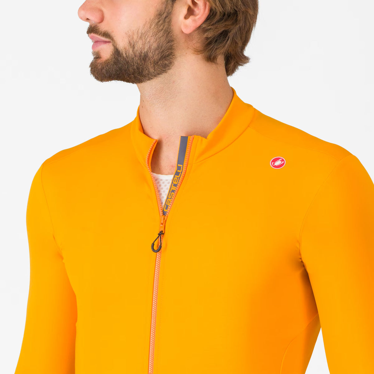 Castelli Espresso Thermal Jersey Men's Deep Bordeaux