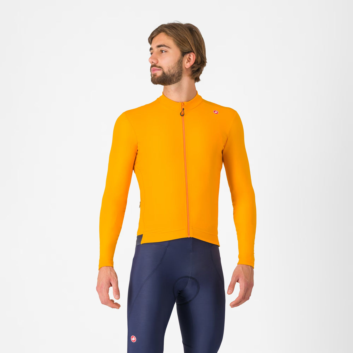 Castelli Espresso Thermal Jersey Men's Deep Bordeaux