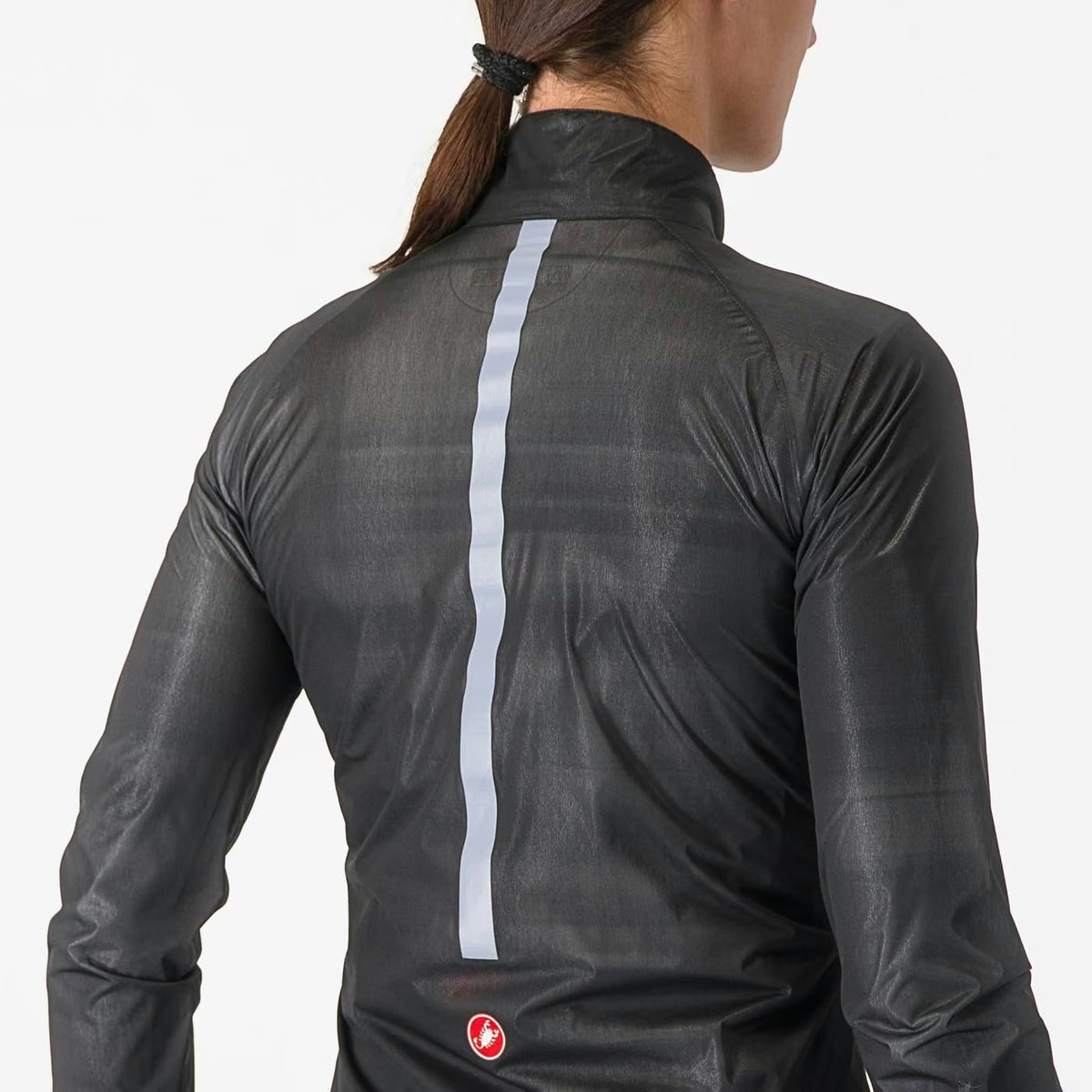 Castelli Squall Shell Jacket Women's Light Black / Silver Gr