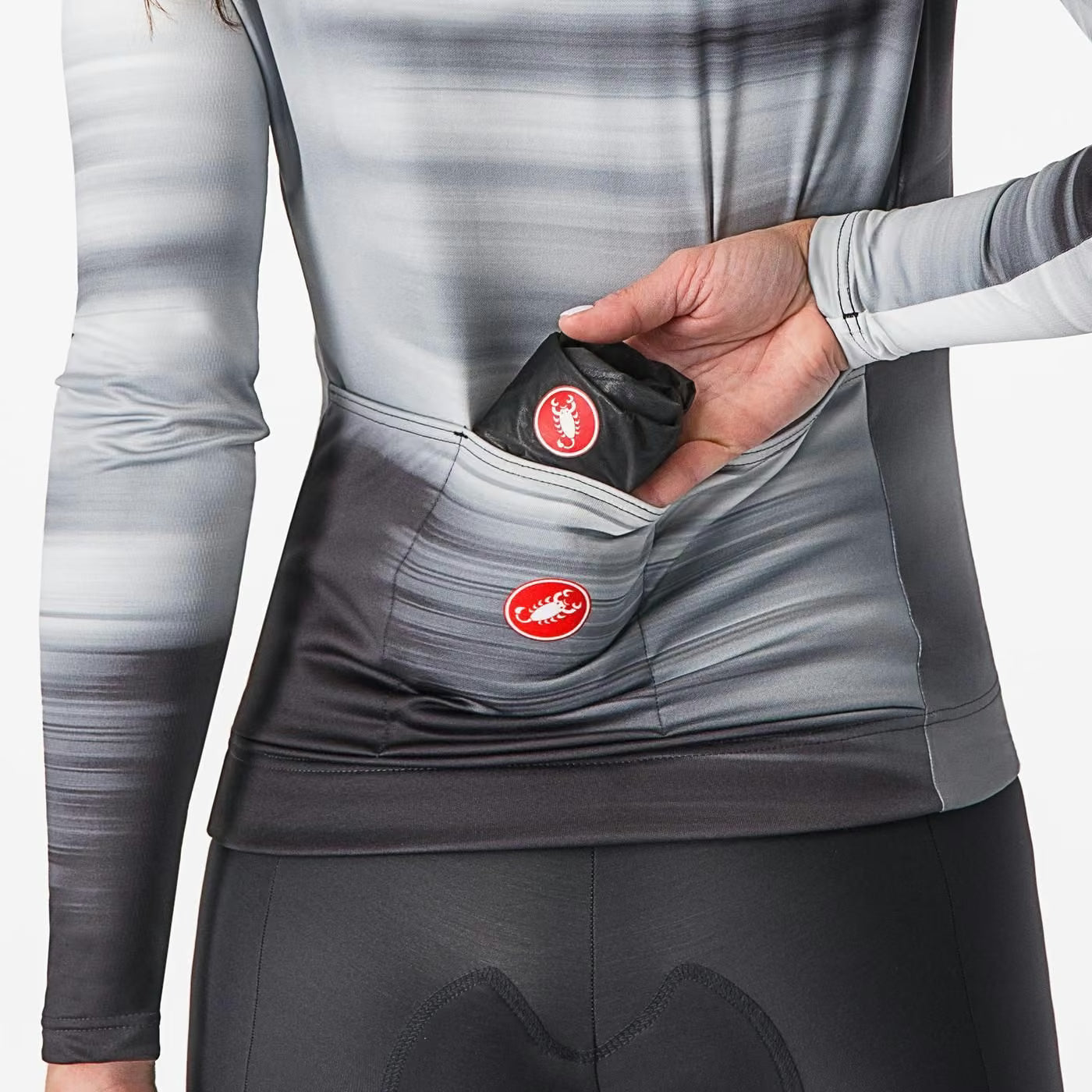 Castelli Squall Shell Jacket Women's Light Black / Silver Gr