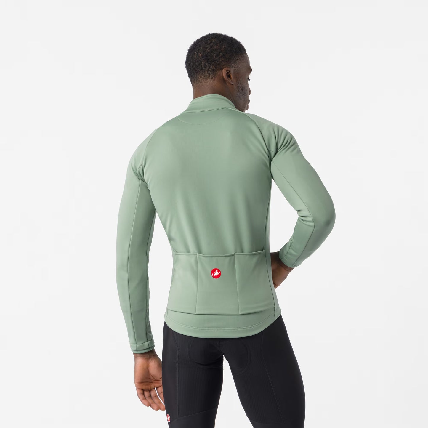 Castelli Competizione Jacket Men's Green Pepper