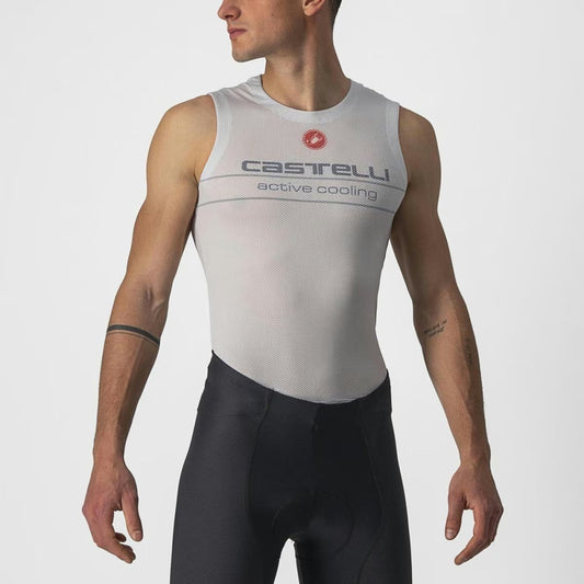 Castelli Active Cooling Sleeveless Baselayer Men's Silver Gray