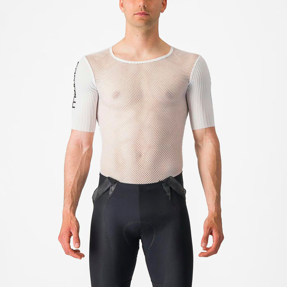 Castelli Bolero Mesh Short Sleeve Baselayer Men's White