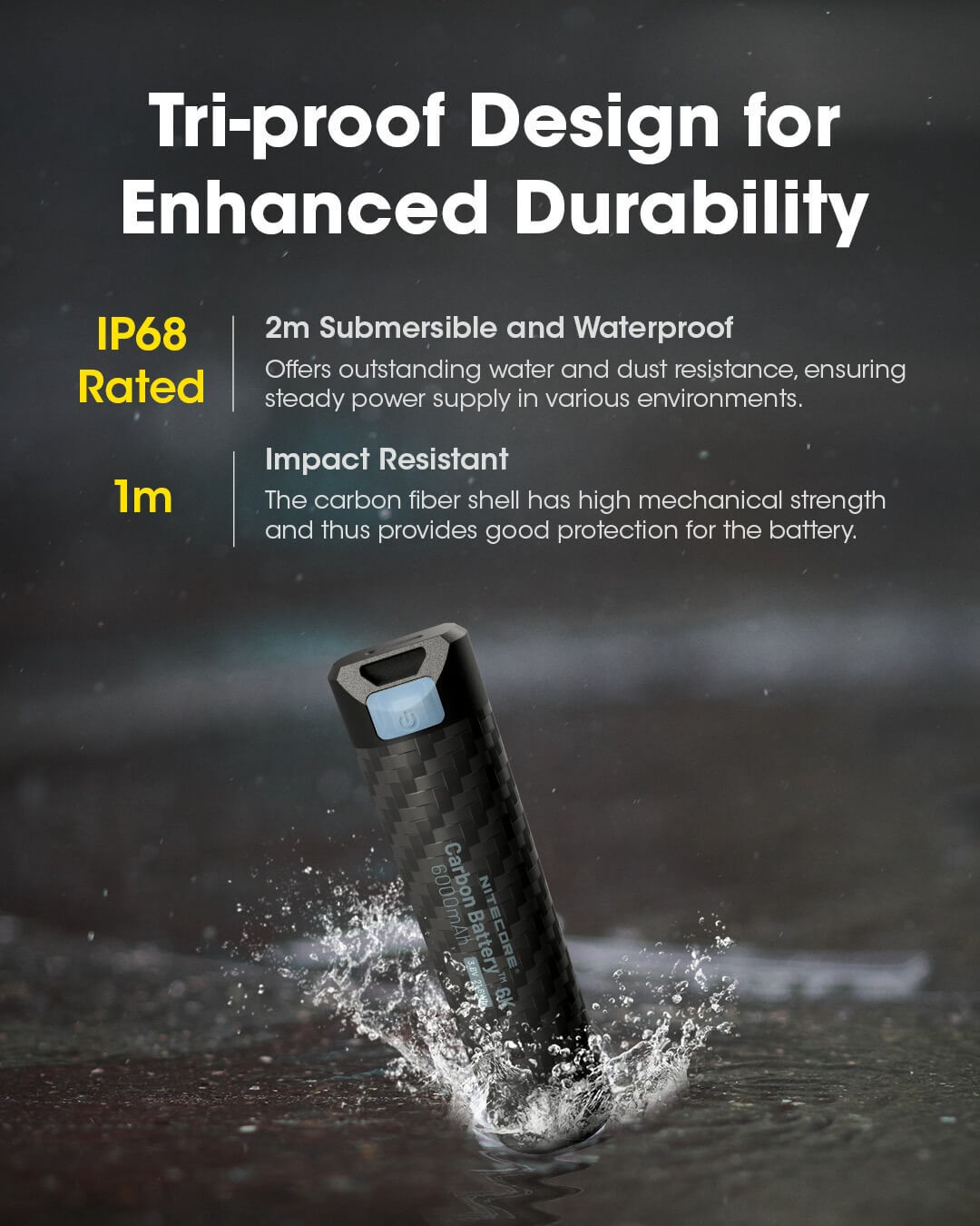 Nitecore - Carbon Battery 6K