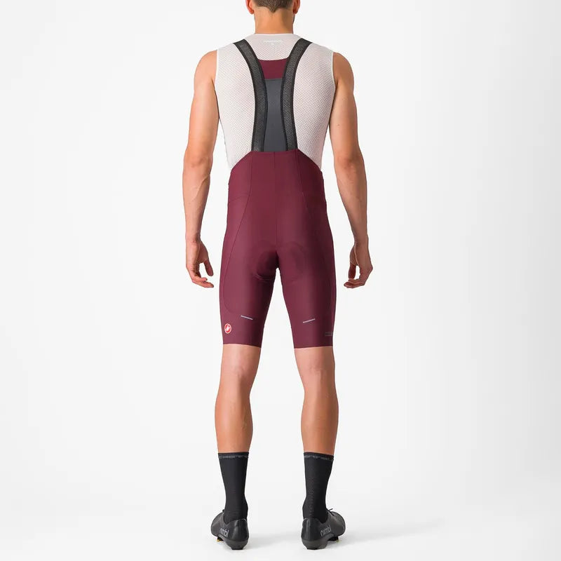 Castelli Espresso Men's Bibshort - Deep Bordeaux