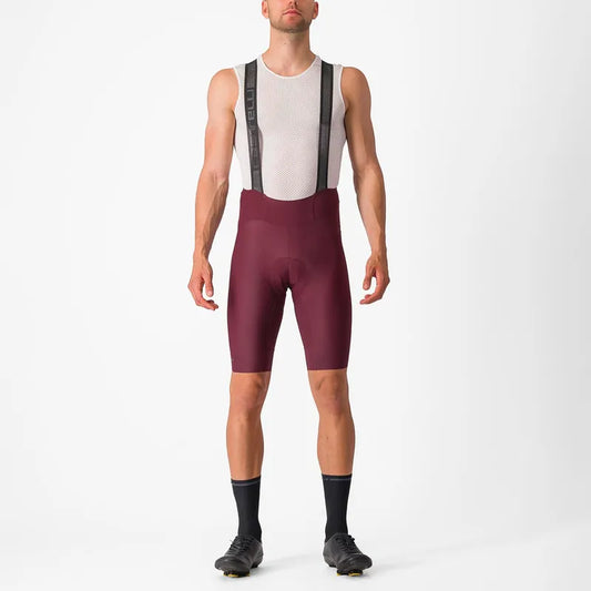 Castelli Espresso Men's Bibshort - Deep Bordeaux