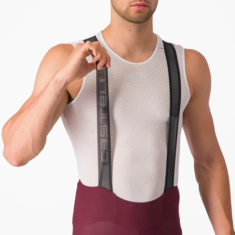 Castelli Espresso Men's Bibshort - Deep Bordeaux