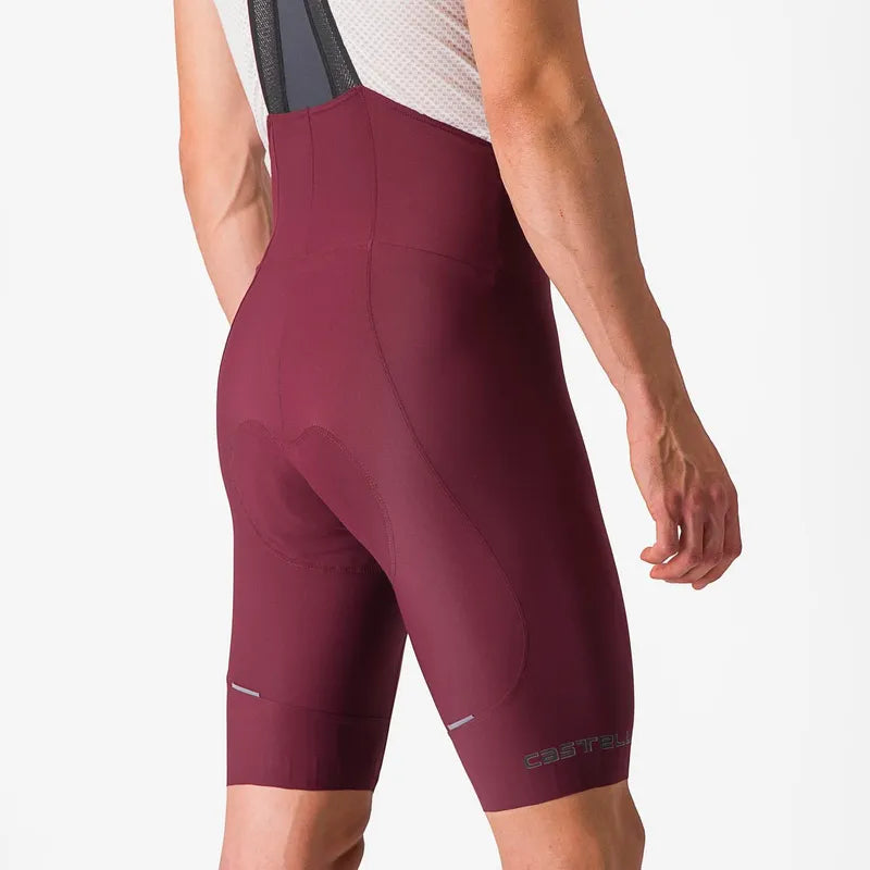 Castelli Espresso Men's Bibshort - Deep Bordeaux