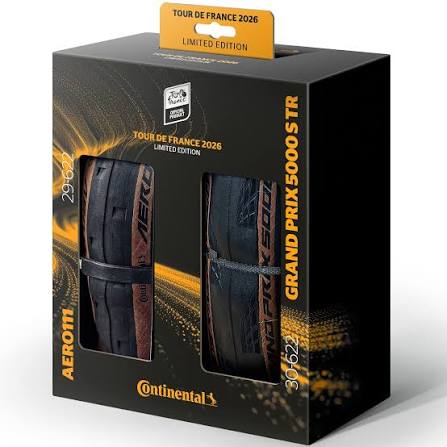 Continental 2026 TDF LE 1 each Aero 111 700 x 29 & GP5000S TR 700 x 30 blk/trans