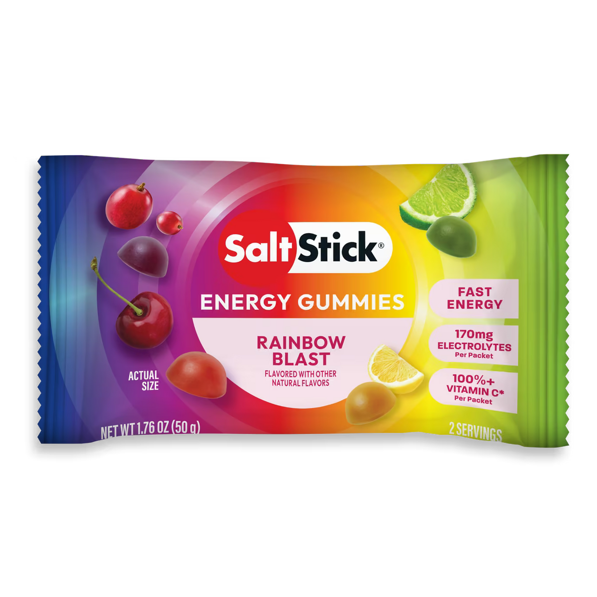 Saltstick Rainbow Blast Energy Gummies