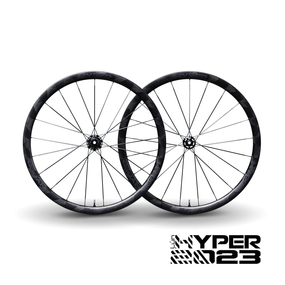 Lun: Hyper Gen2 D33 (35mm All Round) Disc Brake Carbon Wheelset