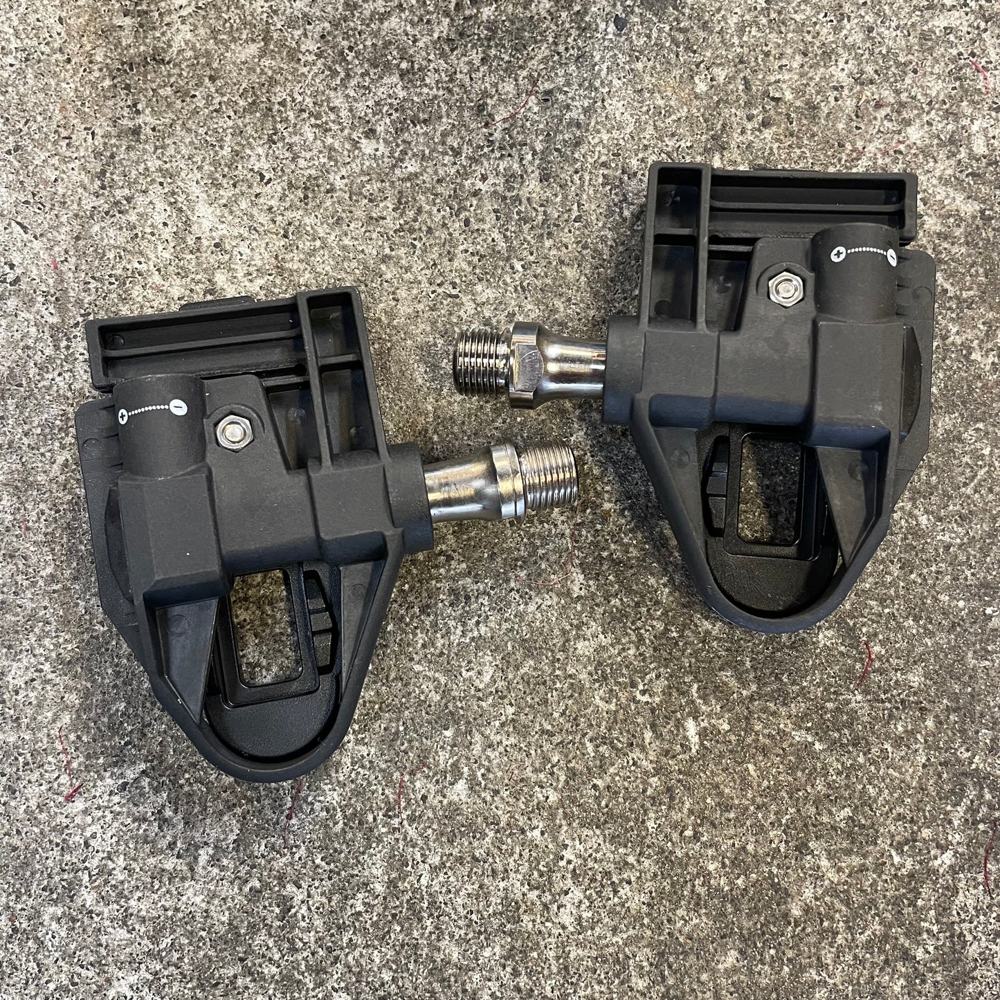 Keywin CRM Road Pedals Titanium spindel