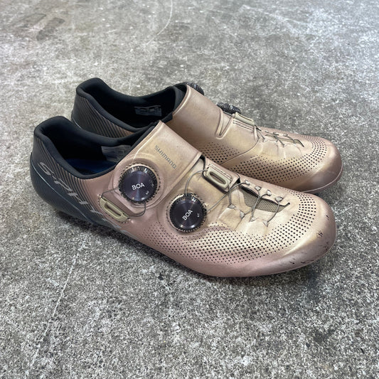 Shimano S-Phyre RC903 Road Shoes – Champagne (Used) 42 wide fit