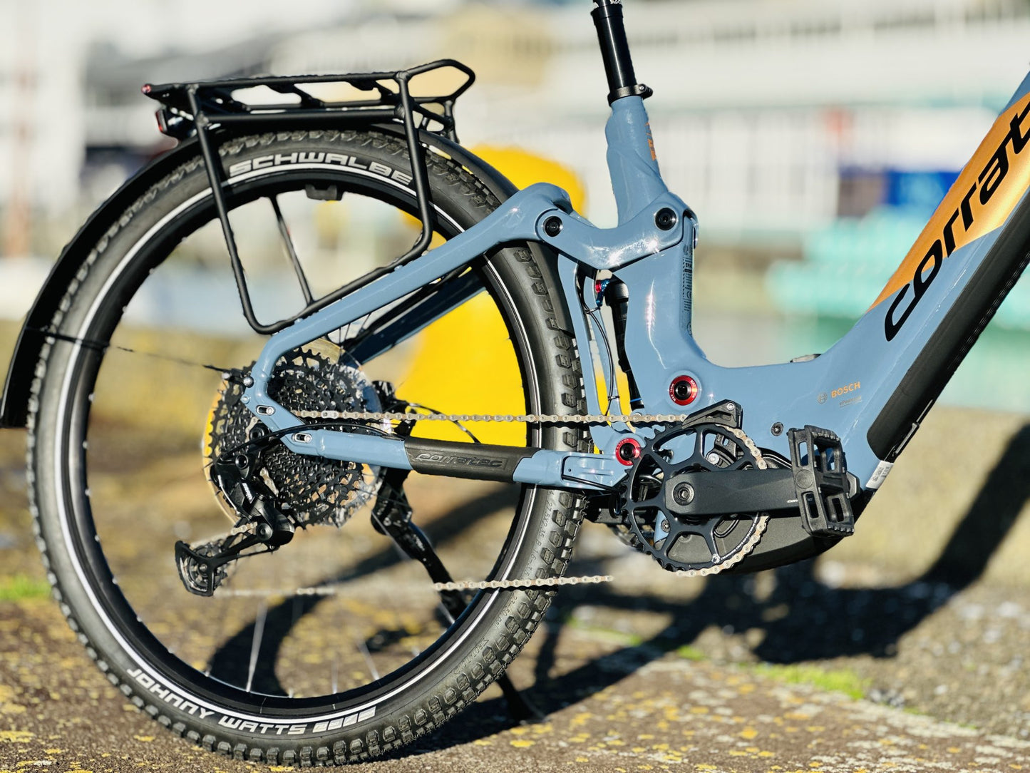 Corratec MTC 100 Wave E-Power E-Bike - Blue / Gold