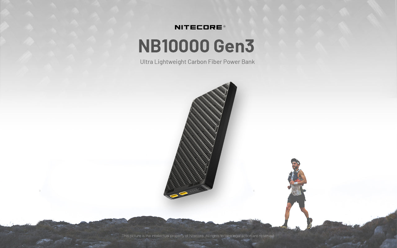 Nitecore NB10000 Gen 3 - 10000 mAh Powerbank