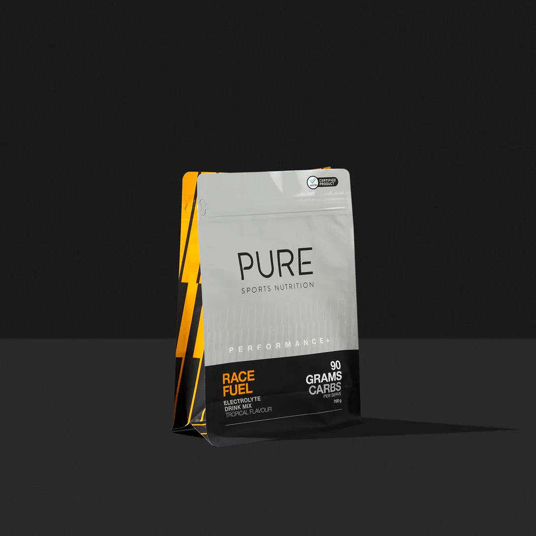 Package of Pure Sports Nutrition on a dark background