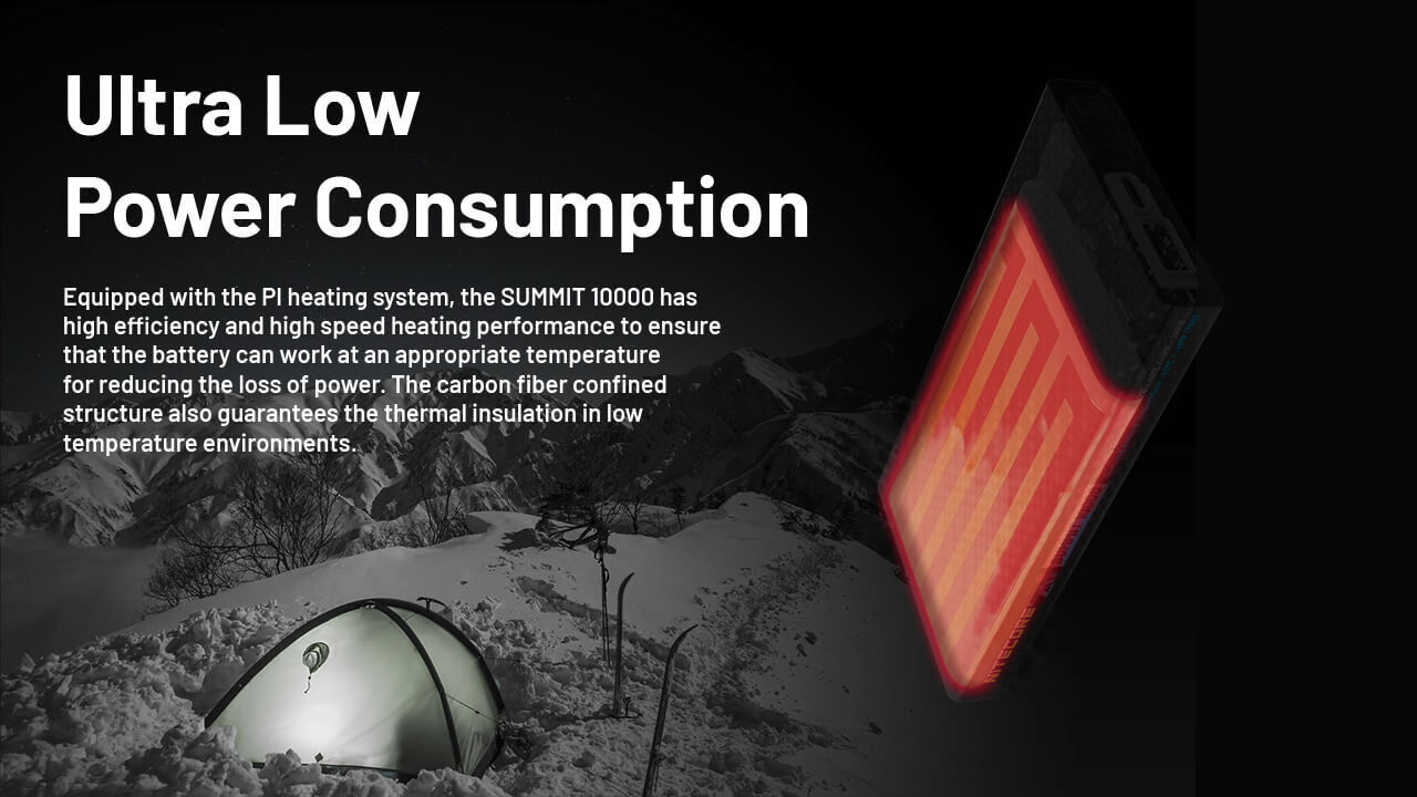 Nitecore Summit 10000 - Carbon Fibre Power Bank