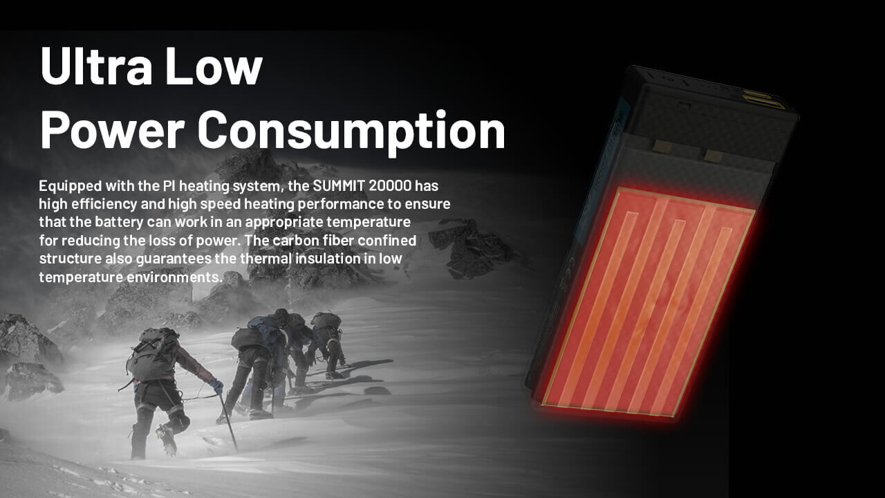 Nitecore Summit 20000 - Carbon Fibre Power Bank