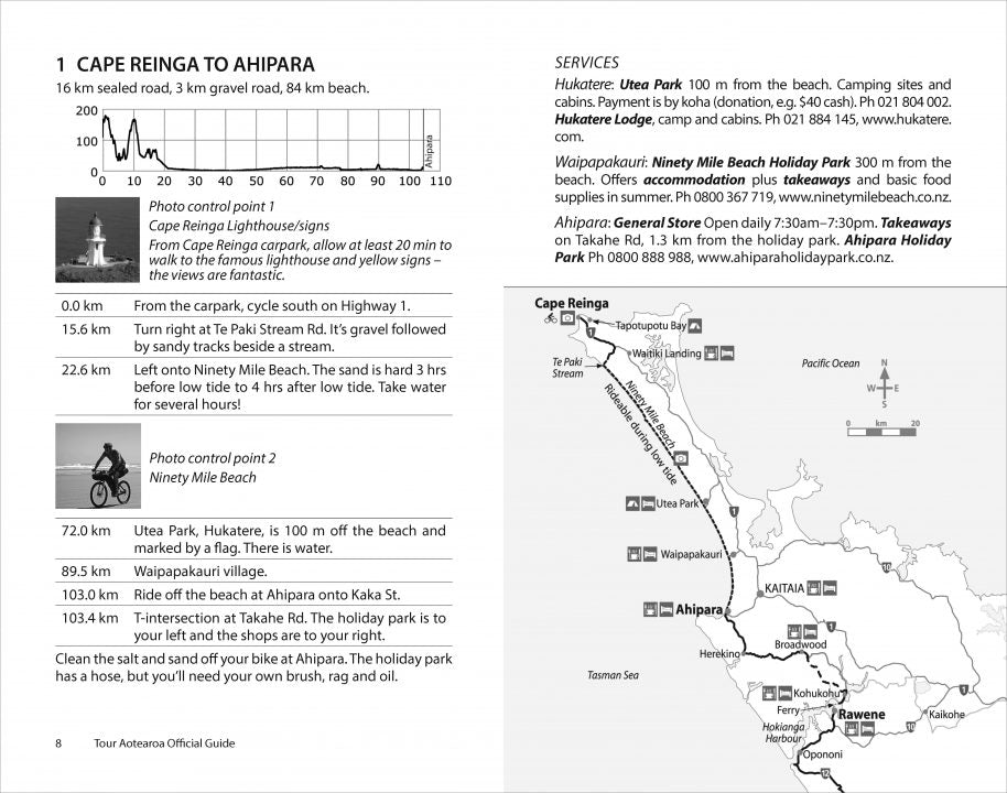 Tour Aotearoa Official Guide, 6th Edition. Small staple bound twin pack