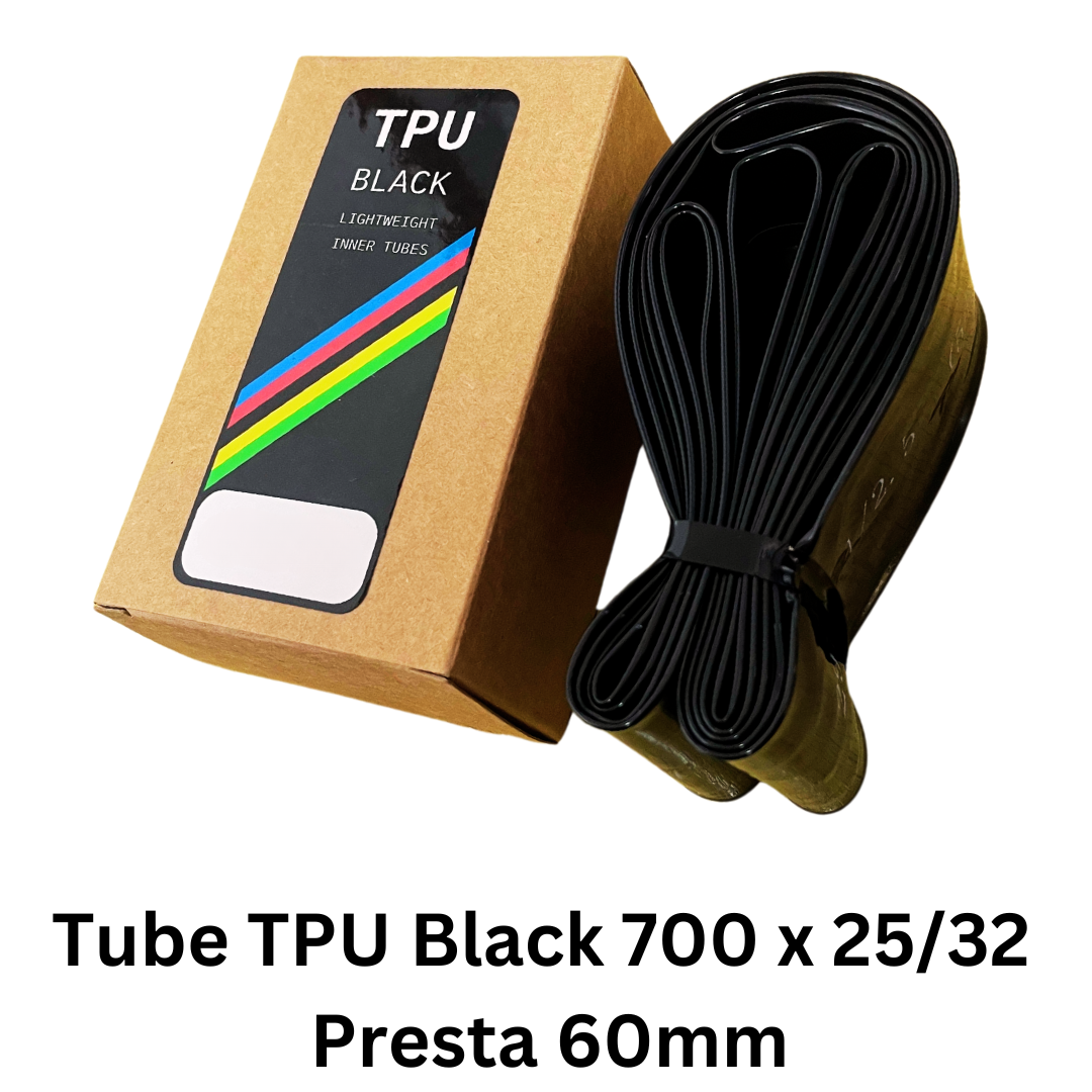 Tube TPU Black 700 x 25/32 Presta 60mm