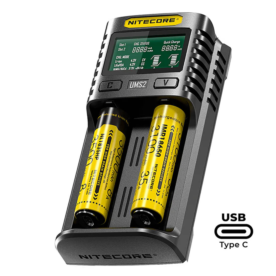 Nitecore UMS2 - USB Dual-Slot Charger