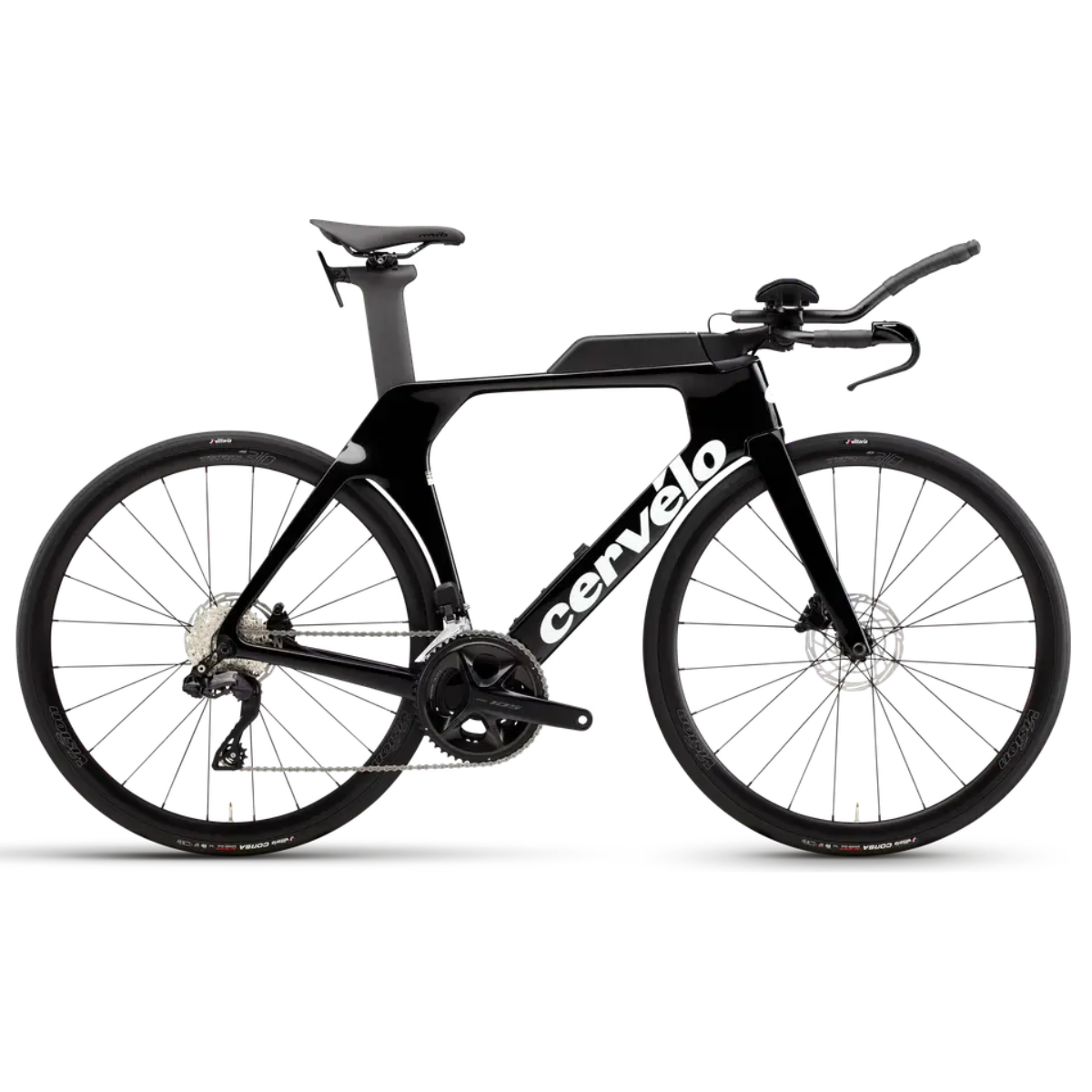 2025 Cervelo P-Series 105 Di2 TT / Triathlon Bike - Black