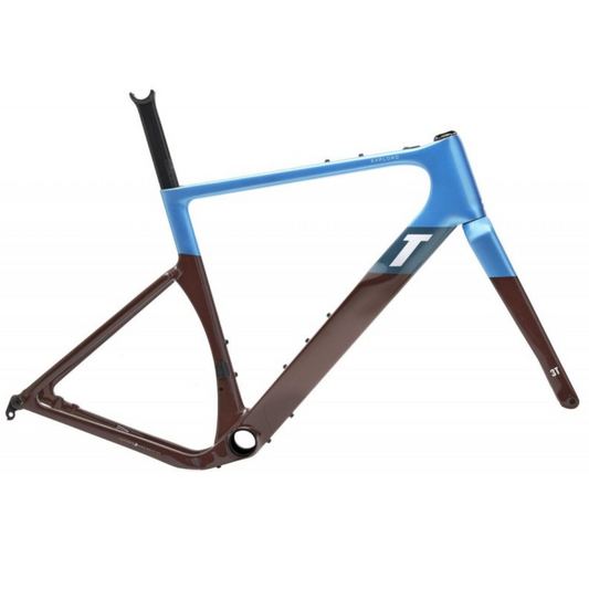 3T Exploro Racemax Frameset Blue/Brown