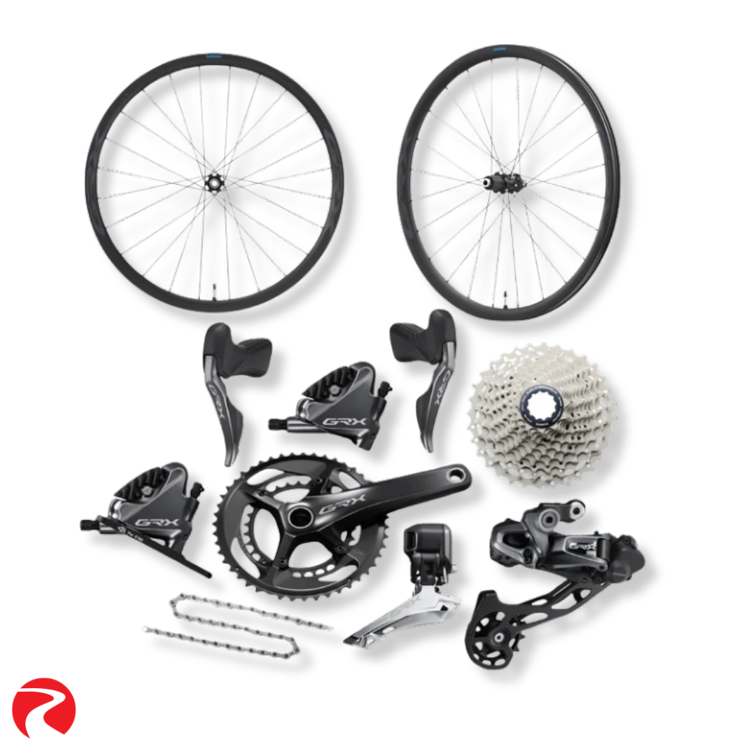 Shimano GRX Di2 RX815 2x11-speed Gravel Groupset w/ WH-RX870 700c Carbon Wheelset