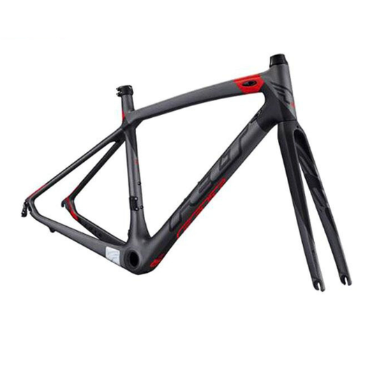Felt ZW1 Frame Kit 45cm Matte Obsidian Grey ( Carbon Gloss Fluro Red)