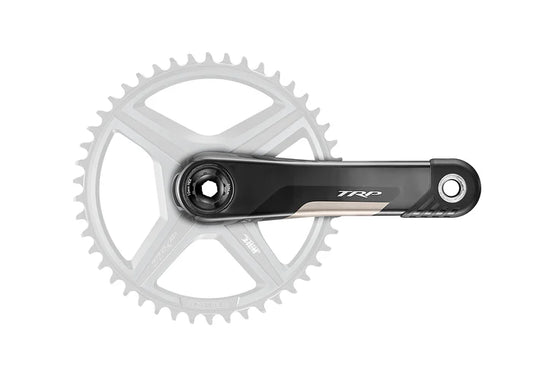 TRP Gravel Carbon Fiber Crank, 172.5mm, Black/Silver