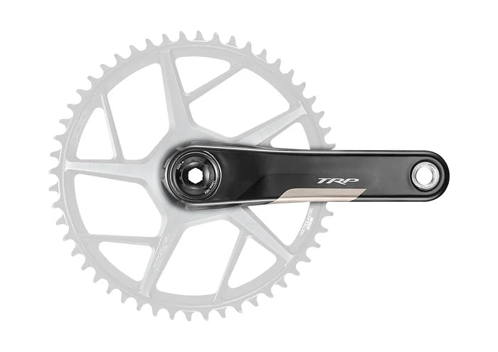 TRP Gravel Carbon Fiber Crank, 172.5mm, Black/Silver