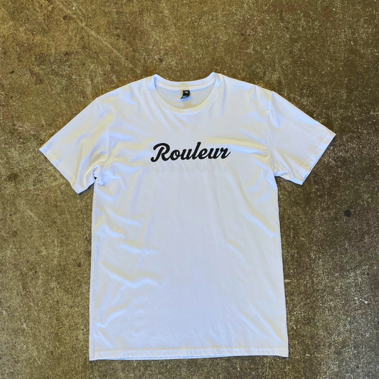 Rouleur Casual Clothing Tee with Logo Ladies White