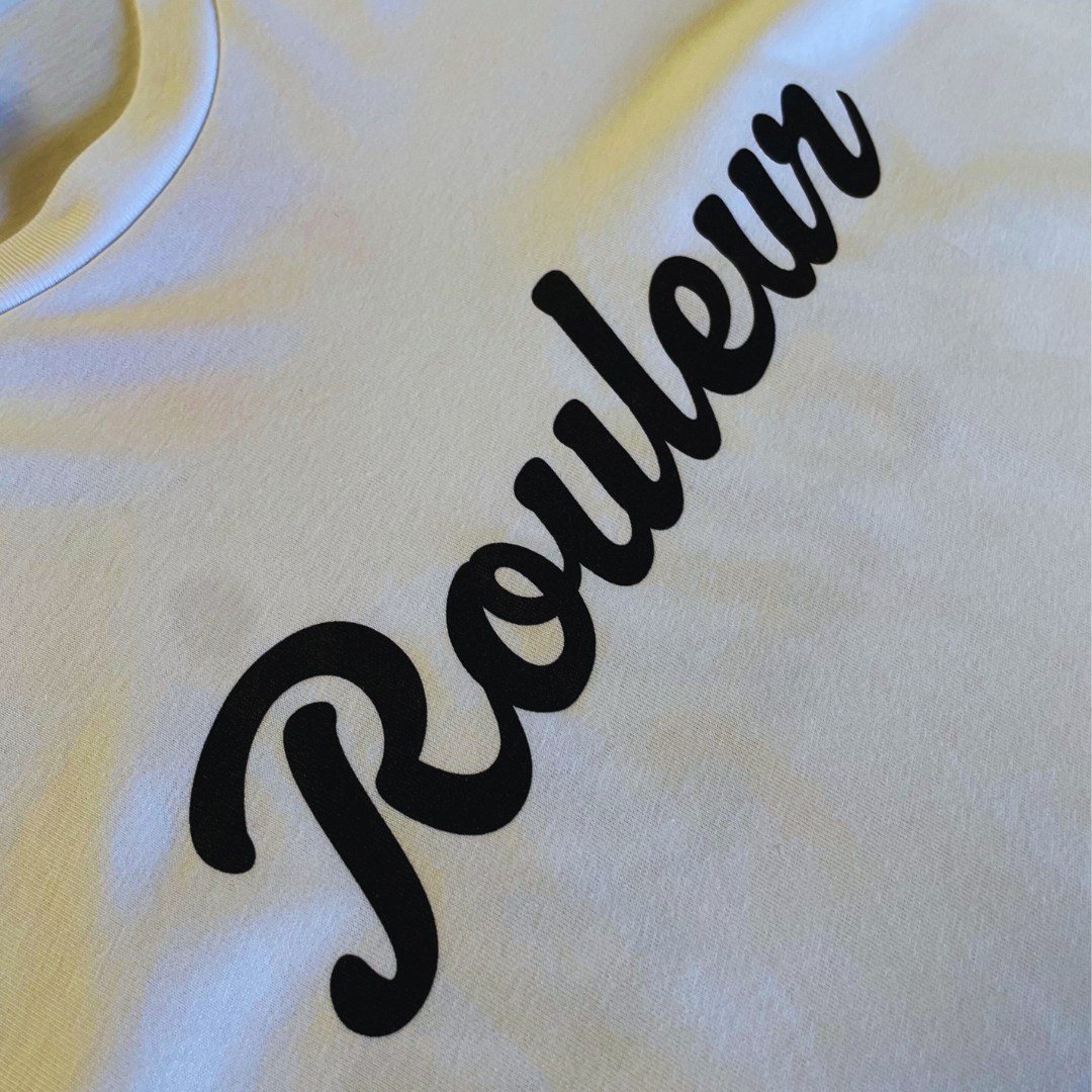 Rouleur Casual Clothing Tee with Logo Mens White