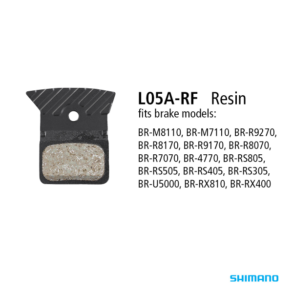 Shimano Brake Pads Disc L05A-RF w/Fin Resin